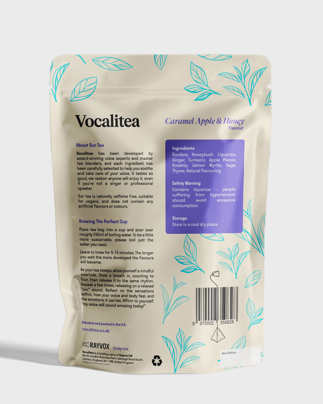 Vocalitea - Caramel Apple & Honey